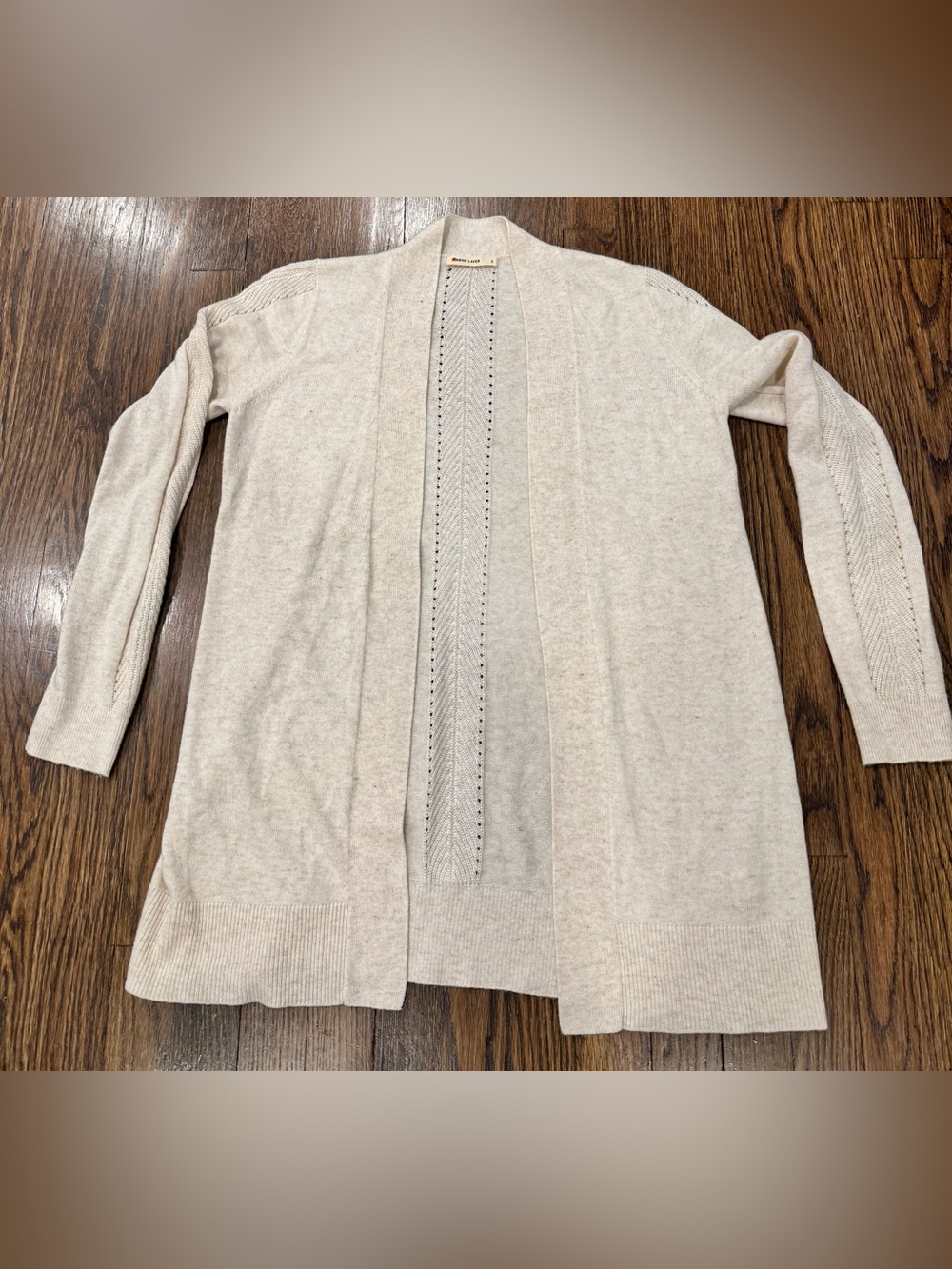 Marine Layer Women's Size Small Oat Cardigan Sweater Cashmere Wool EUC